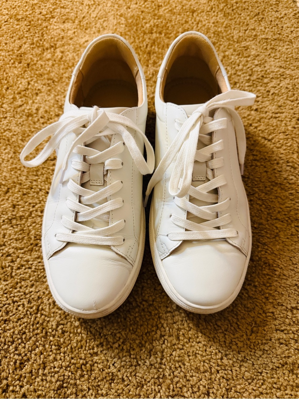 Quince Women's Leather Sneakers in White - Picture 5 of 9